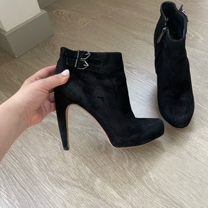 Sam Edelman suede booties. Size 6.5.